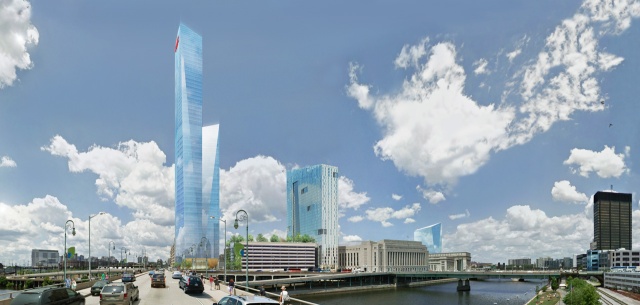 Rendering of the future FMC Tower at Cira Centre South